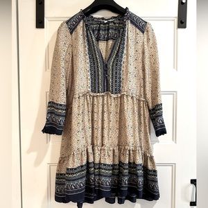 Veronica Beard size 10 tunic dress 100% silk